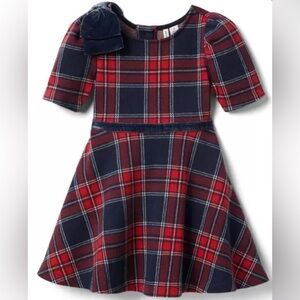 Janie and Jack Plaid Jacquard Dress